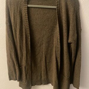 Cozy Olive Knit Sweater
